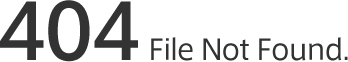 404 File Not Found.
